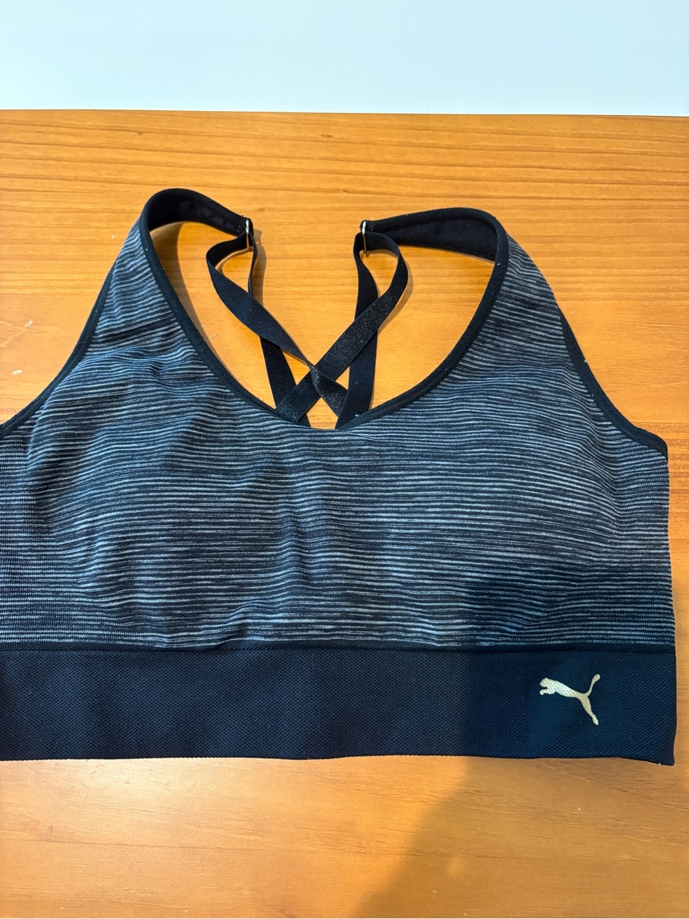 Puma, sports bra, padded size, large or extra large approximate
